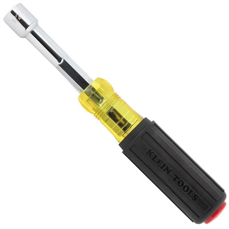 Klein 65412 Color-Coded Hollow-Shaft Heavy-Duty Nut Driver, 1/2-Inch