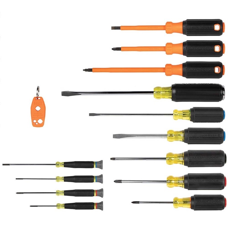 Klein 85814 Color-Coded Screwdriver Set, 14-Piece