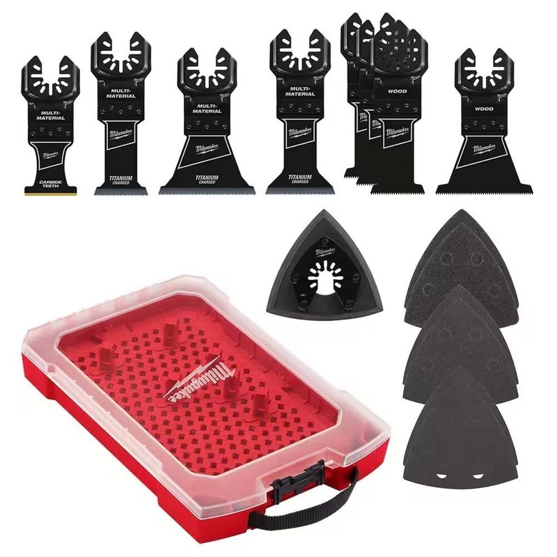 Milwaukee 49-10-9215 15 Piece Oscillating Multi-Tool Blade Kit with Modular Case
