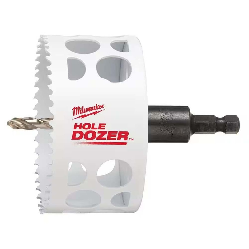 Milwaukee 49-56-9682 3-1/2 HOLE DOZER Bi-Metal Hole Saw with Arbor