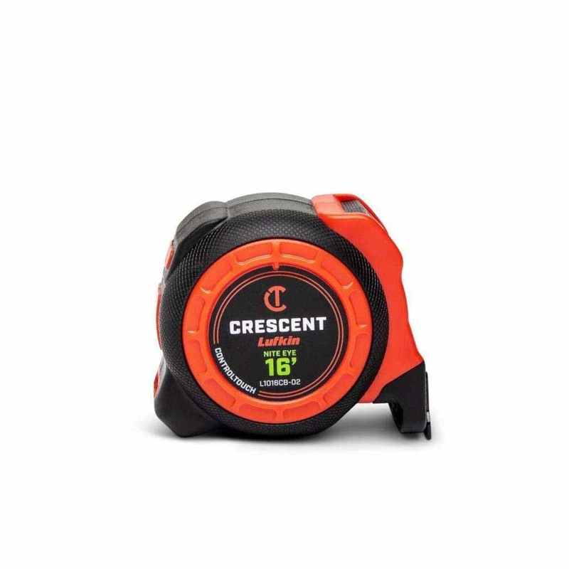 Crescent L1016CB-02 1-3/16 X 16′ COUNTROLTOUCH NITE EYE Tape Measure