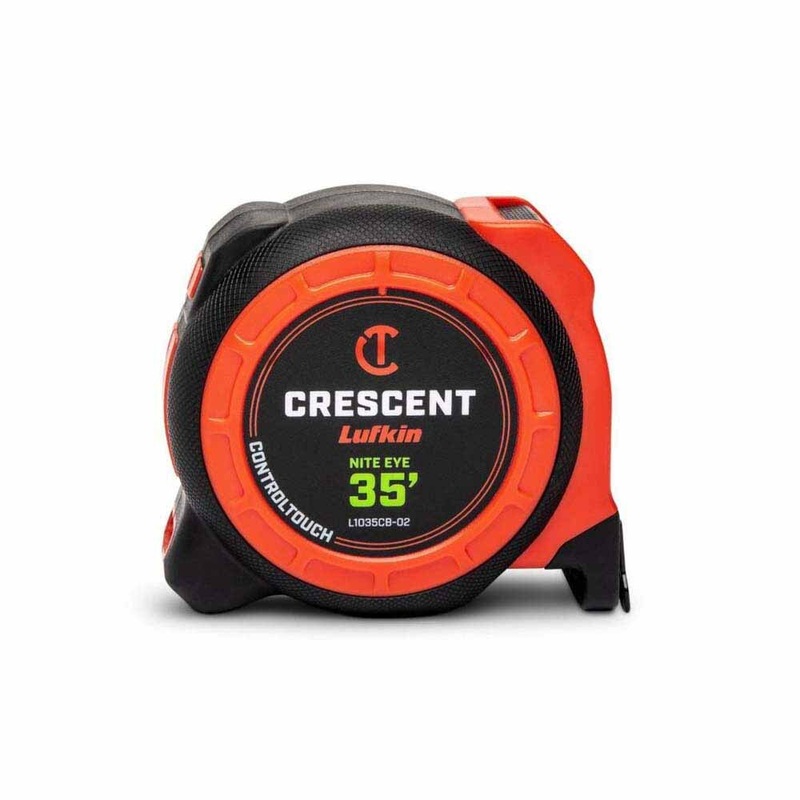 Crescent L1035CB-02 1-3/16 x 35′ COUNTROLTOUCH NITE EYE Tape Measure