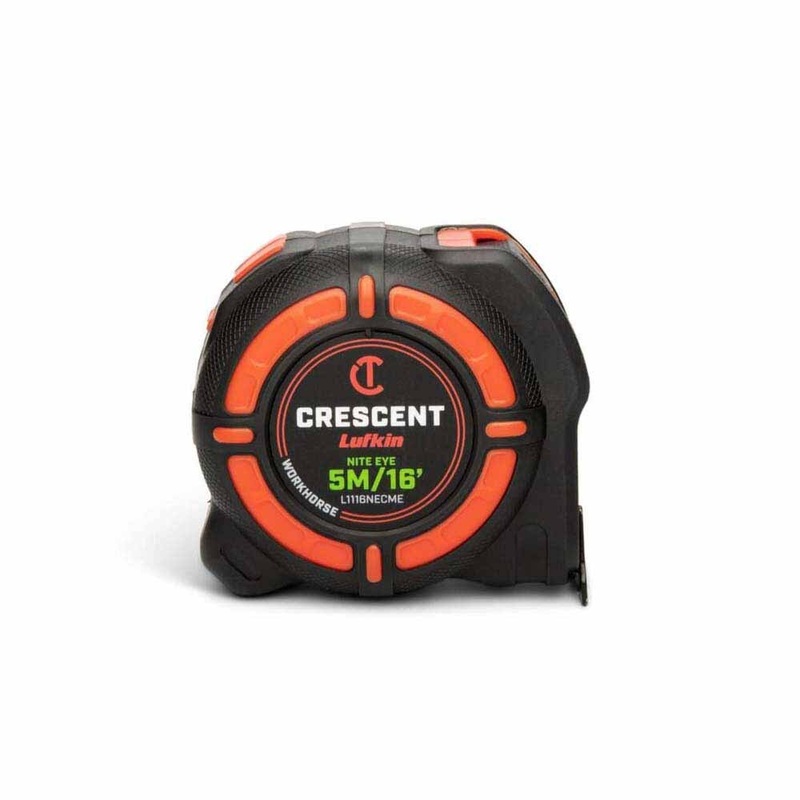 Crescent L1116NE 1-1/4 x 16′ WORKHORSE NITE EYE Tape Measure