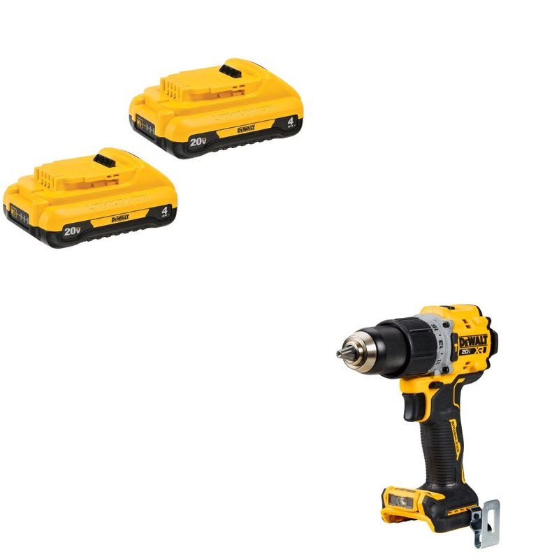 DeWalt DCB240-2 Battery Kit W/ FREE DCD805B Hammer Drill