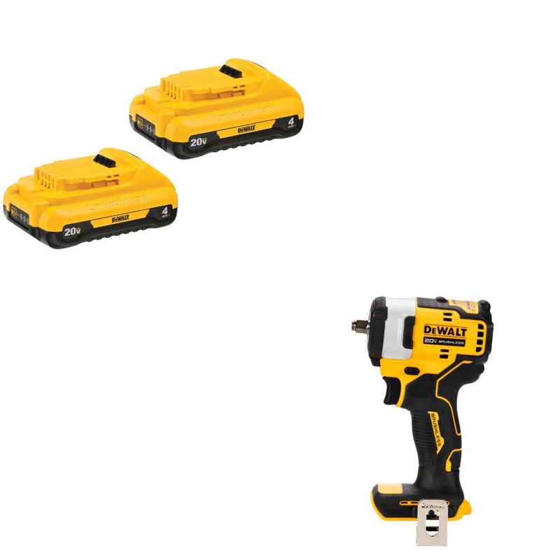DeWalt DCB240-2 Battery Kit W/ FREE DCF913B Impact Wrench