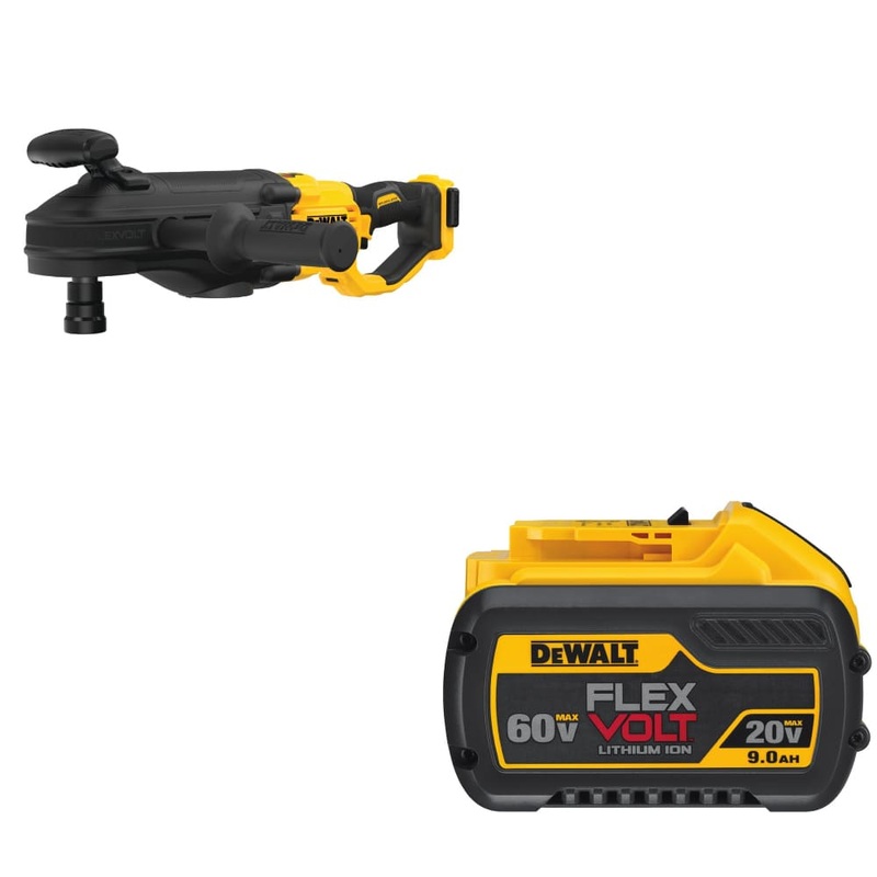 DeWalt DCD471B 60V Stud & Joist Drill, Bare w/ FREE DCB609 20V/60V MAX Battery