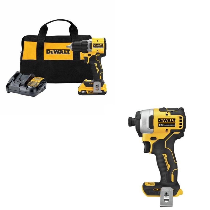 DeWalt DCD794D1 ATOMIC 20V MAX Drill/Driver Kit w/ DCF809B 20V Max Impact Driver