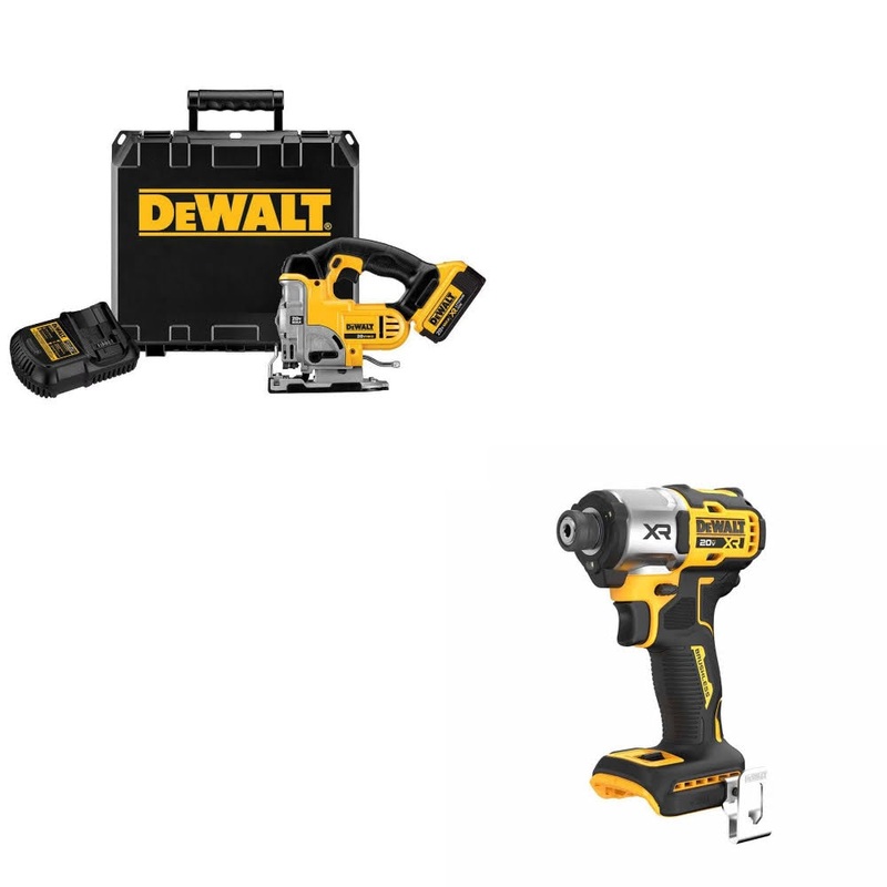 DeWalt DCS334P1 Jig Saw Kit W/ FREE DCF845B Impact Driver