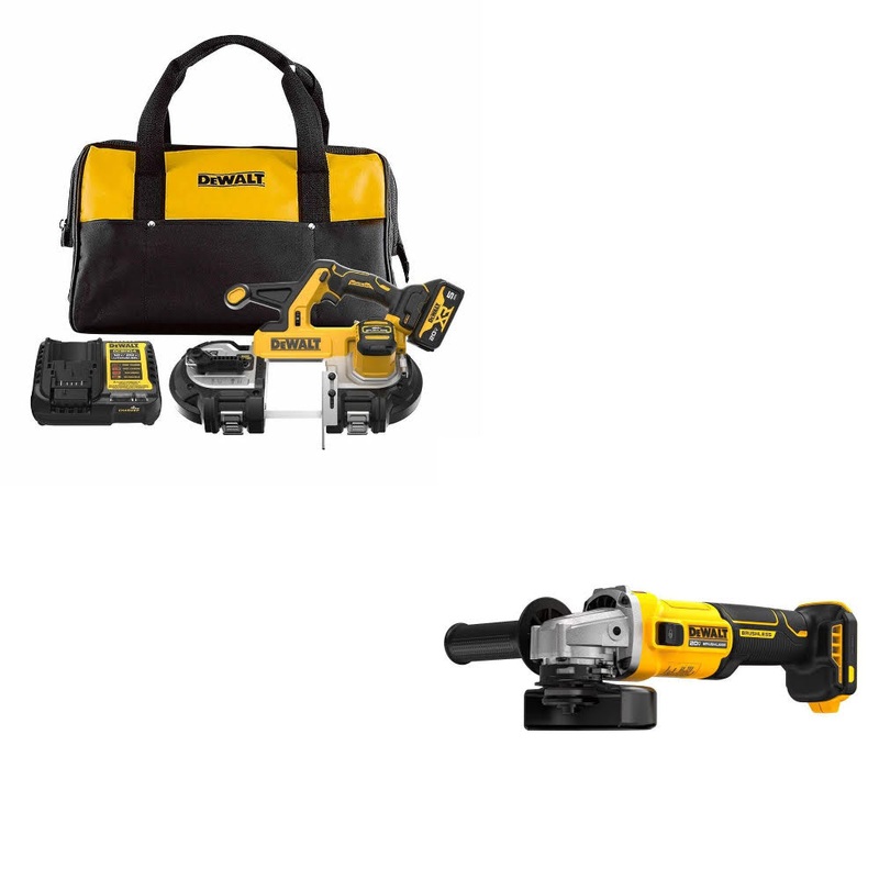 DeWalt DCS378P1 Bandsaw Kit W/ FREE DCG407B Grinder