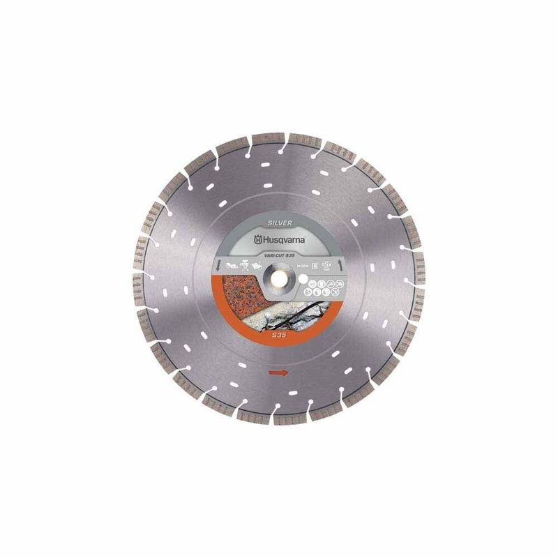 Husqvarna 534972920 Vari-Cut S35 Diamond Blade for Hard Materials and Reinforced Concrete