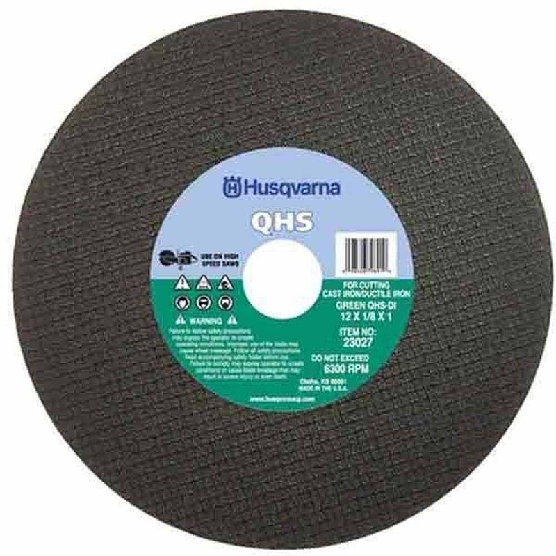 Husqvarna 542751520 High-Speed Abrasive Blade for Cast Iron Cutting