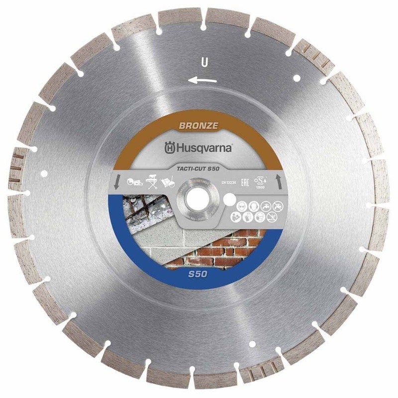 Husqvarna 579816402 Tacti-Cut S50 14 Diamond Blade (10 Pack) for Hard Materials