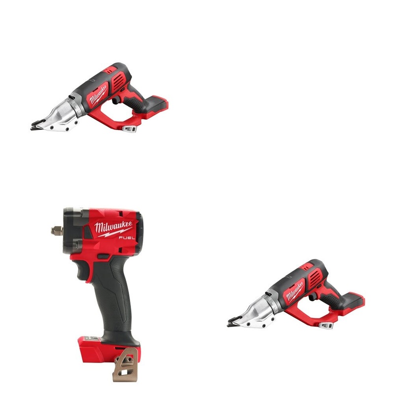 Milwaukee 2635-20 Double Cut Shear, 2 Pack Kit W/ 2854-20 Impact Wrench