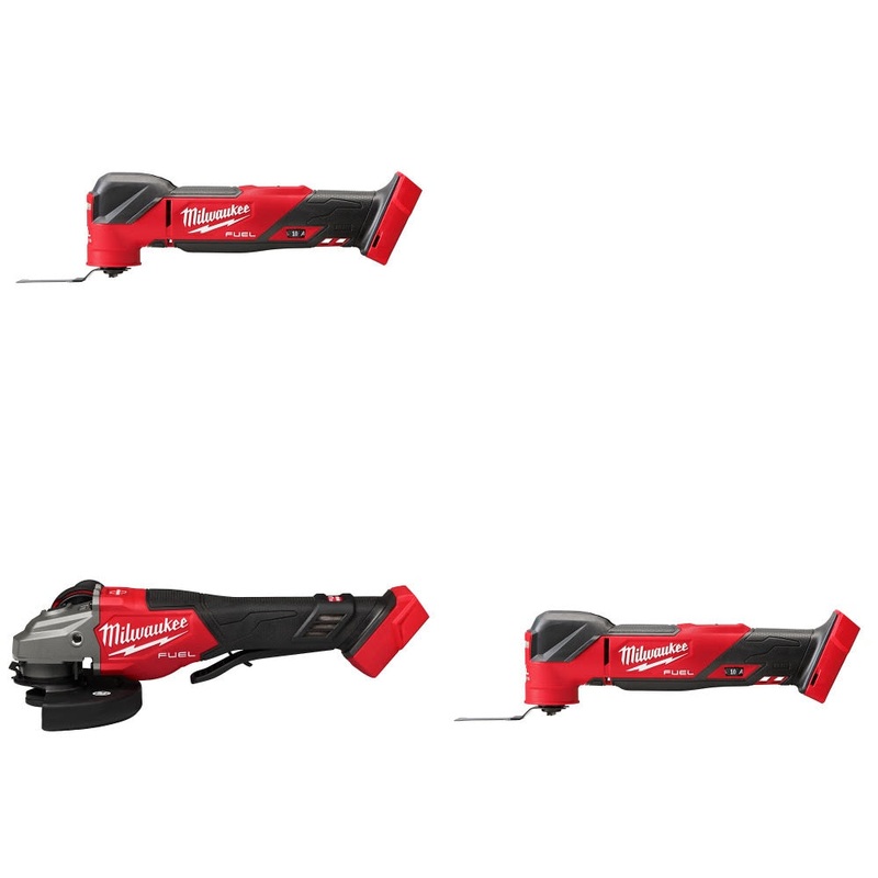 Milwaukee 2836-20 Multi-Tool, 2 Pack Kit W/ 3670-20 Braking Grinder