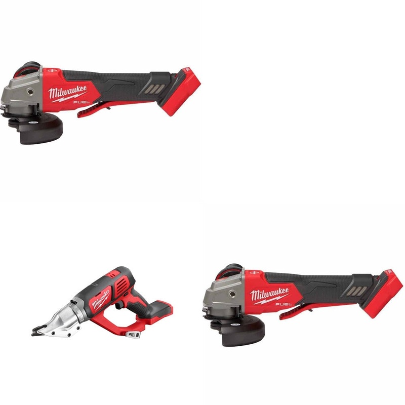 Milwaukee 2888-20 Grinder, 2 Pack Kit W/ 2635-20 Double Cut Shear
