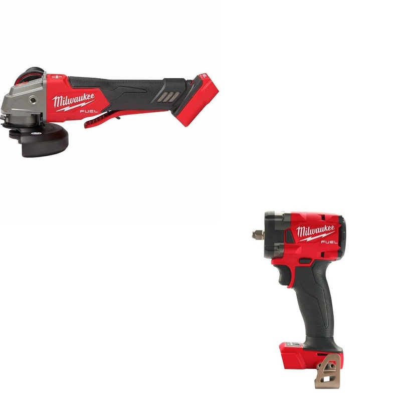 Milwaukee 2888-20 Grinder Kit W/ 2854-20 3/8 Impact Wrench
