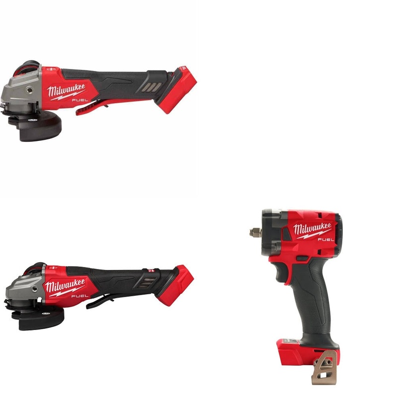 Milwaukee 2888-20 Grinder Kit W/ 3670-20 Grinder and 2854-20 Impact Wrench