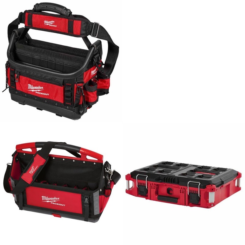 Milwaukee 48-22-8317 PACKOUT Tote Kit W/ 48-22-8320 Tote and FREE 48-22-8424 Tool Box