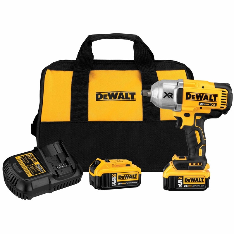 DeWalt DCF899HP2 20v MAX* XR Brushless 1/2 Impact Wrench Kit w. Hog Ring