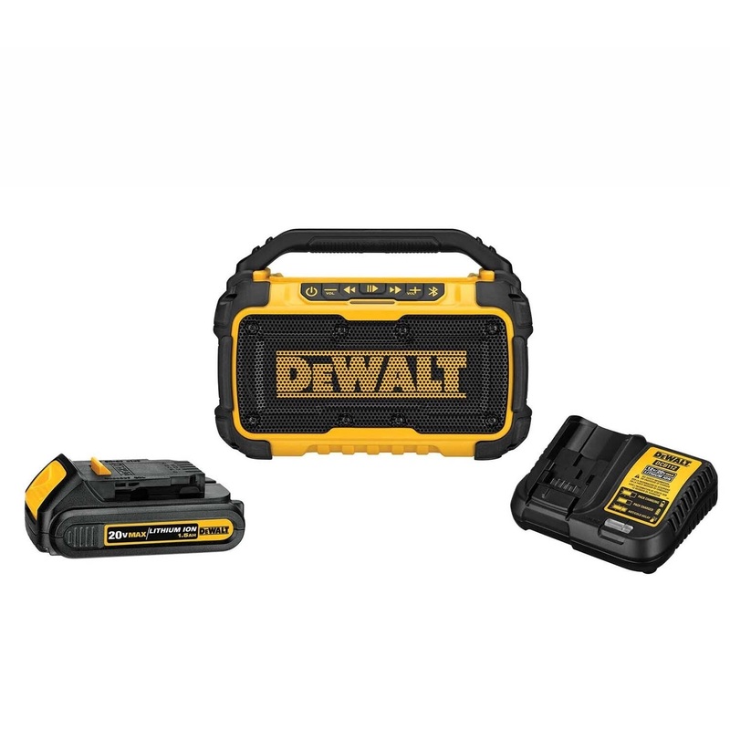 DeWalt DCR010C1 12V/20V Max Cordless Bluetooth Jobsite Bluetooth Speaker