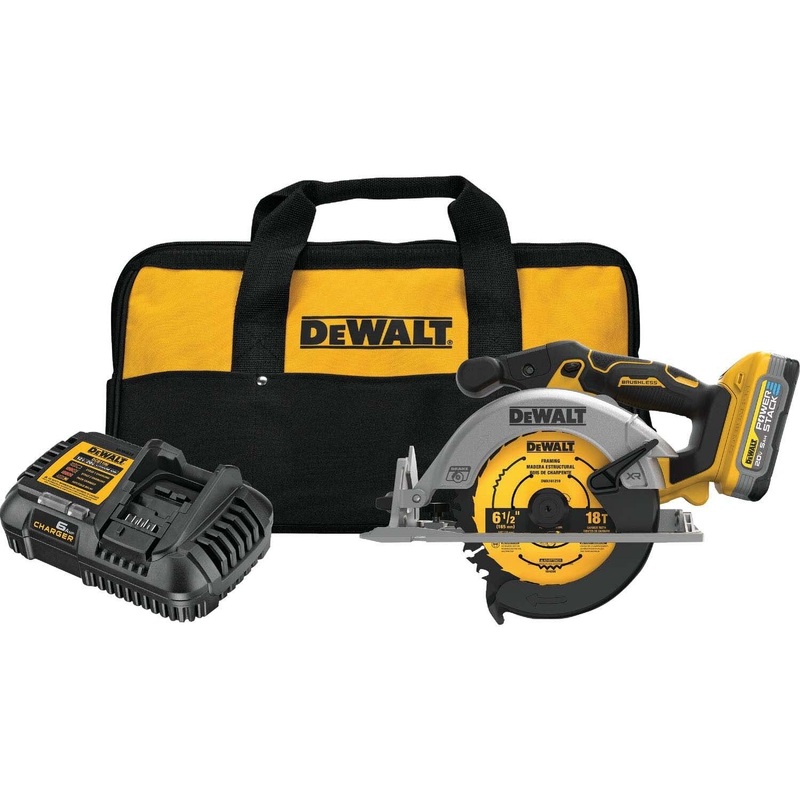 DeWalt DCS565H1 20V MAX 6-1/2 Cordless Circular Saw Kit