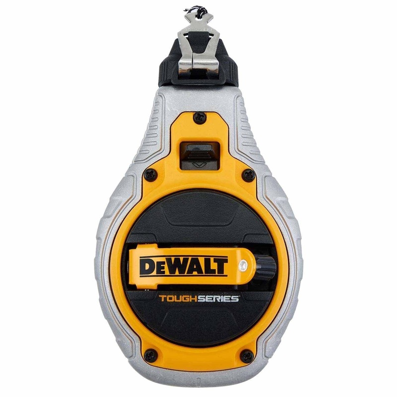 DeWalt DWHT48335 TOUGHSERIES Chalk Reel  Fast 6:1 Rewind, Durable Aluminum Case