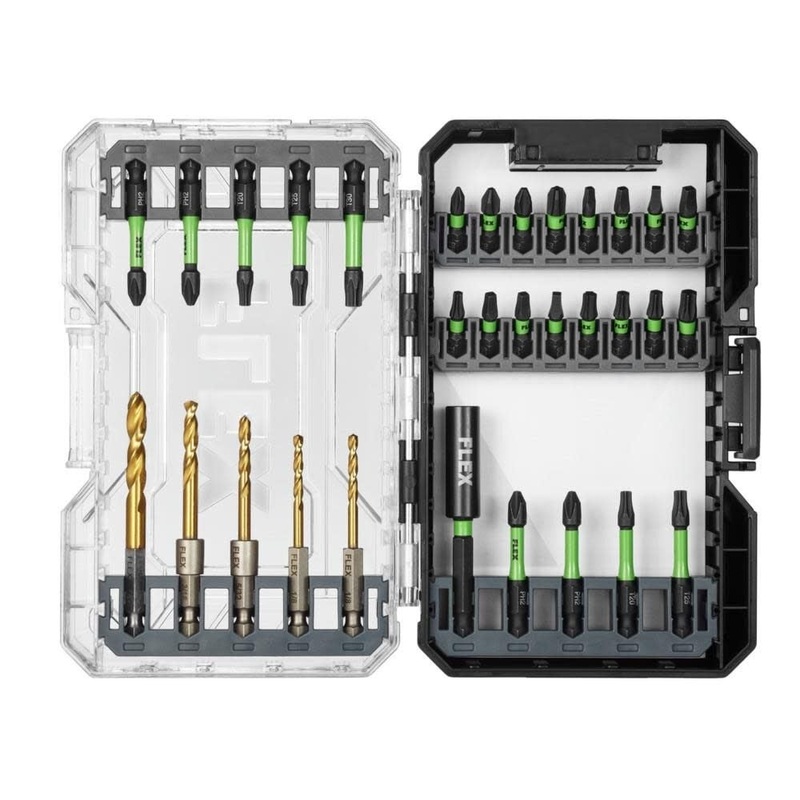 Flex FAM10001-31 Impact Drill and Drive Bit Set (31 Piece)