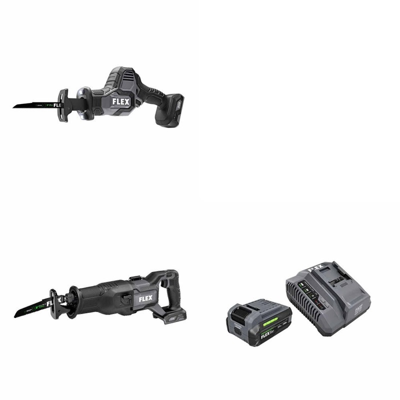 Flex FX2241-Z One-Hand Recip Saw Kit W/ FX2271-Z Recip Saw and FREE FX0411-1F Kit