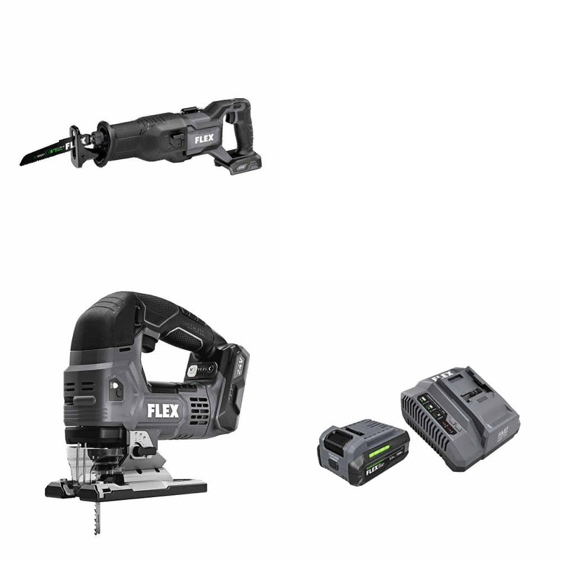 Flex FX2271-Z Reciprocating Saw Kit W/ FX2231-Z Jig Saw and FREE FX0411-1F Kit