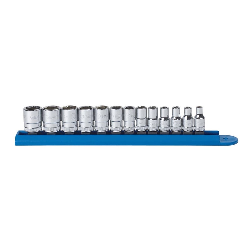 GearWrench 80302D 13 Pc. 1/4 Drive 6 Point Standard Metric Socket Set