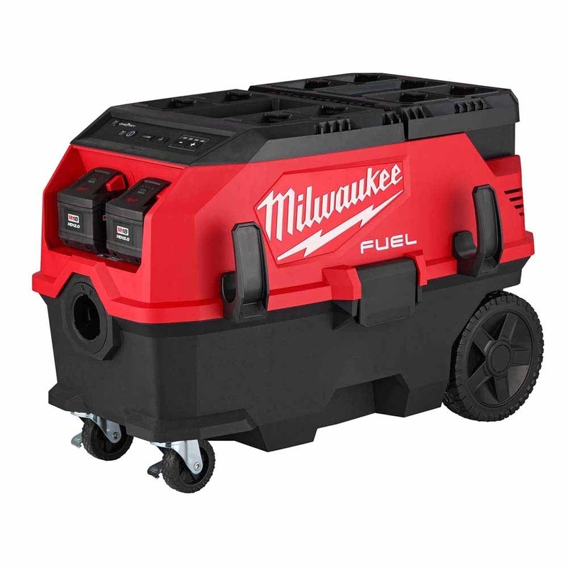 Milwaukee 0888-22HD M18 FUEL 9 Gallon Dual Battery Dust Extractor Kit with PACKOUT Compatibility