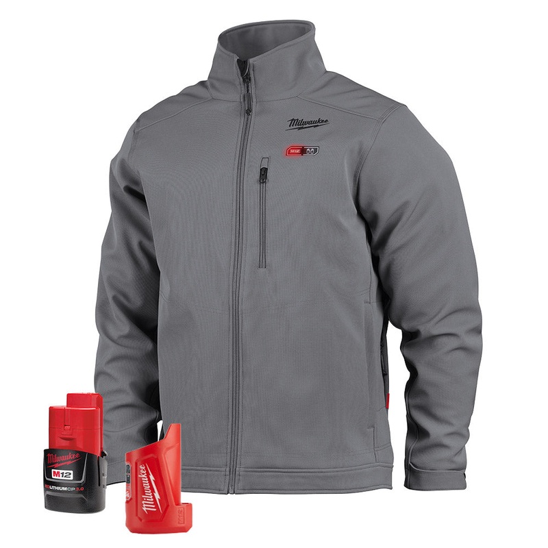 Milwaukee 204G-21 M12 Heated ToughShell Jacket Kit (Gray)