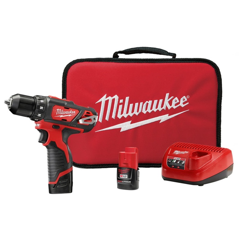 Milwaukee 2407-22 M12 3/8 Drill/Driver Kit