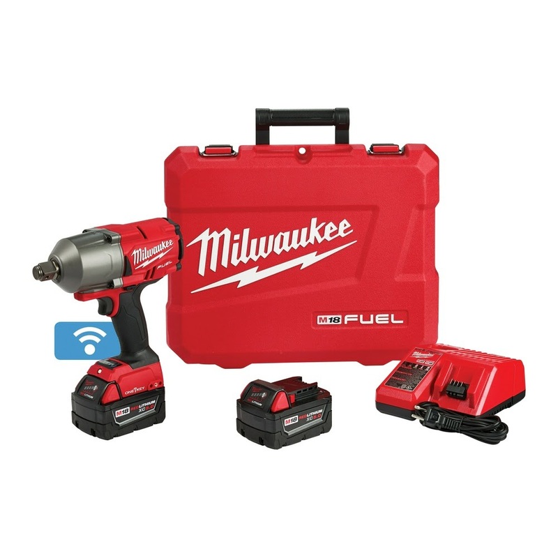 Milwaukee 2864-22 M18 FUEL ONE-KEY High Torque Impact Wrench 3/4 Friction Ring Kit