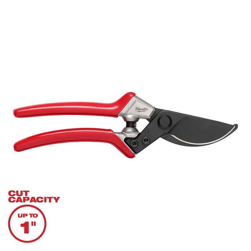 Milwaukee 48-22-9365 1 Pruner  Durable, Ergonomic Hand Pruner for Effortless, Precise Cuts