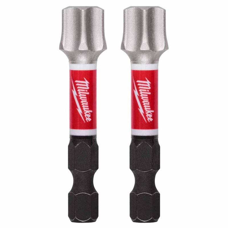 Milwaukee 48-32-6004 2 T55 Impact Duty Driver Bits 2-Pack for Impact Drivers and Drill Drivers
