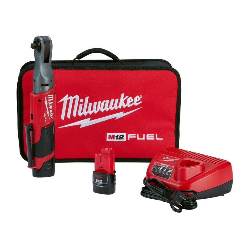 Milwaukee 2557-22 M12 FUEL 3/8 Ratchet 2 Battery Kit