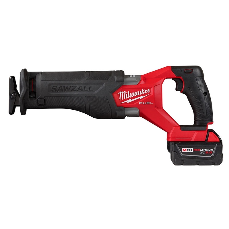 Milwaukee  2821-21 M18 FUEL SAWZALL Recip Saw – 1 Battery XC5.0 Kit