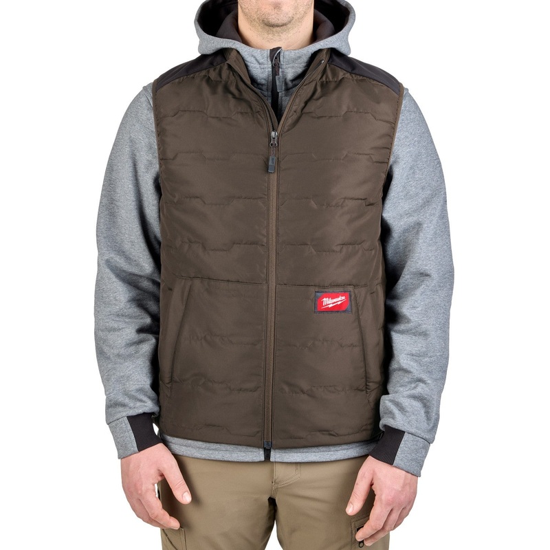 Milwaukee M350N-3X FREEFLEX Lightweight Insulated Vest Brown 3X