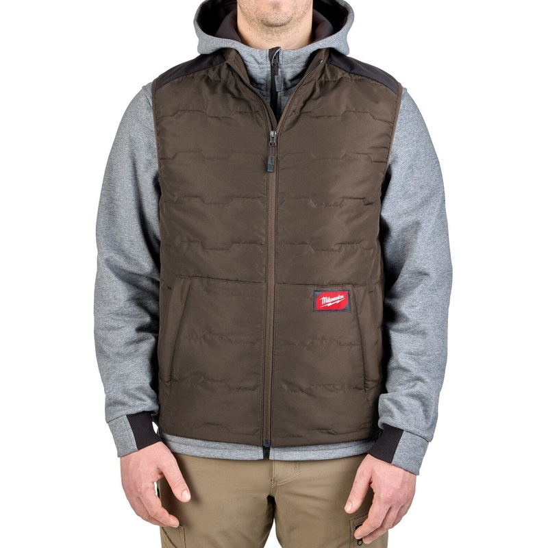Milwaukee M350N-S FREEFLEX Lightweight Insulated Vest Brown S