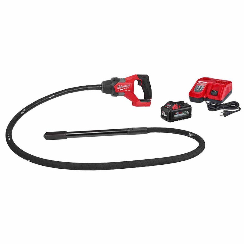 Milwaukee 2911-21 M18 FUEL 8′ Concrete Pencil Vibrator Kit