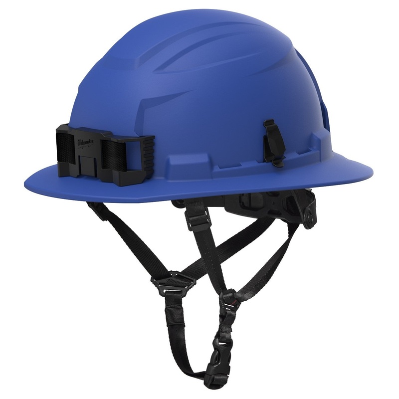 Milwaukee 48-73-1655 BOLT Blue Full Brim Safety Helmet  Type 2, Class E