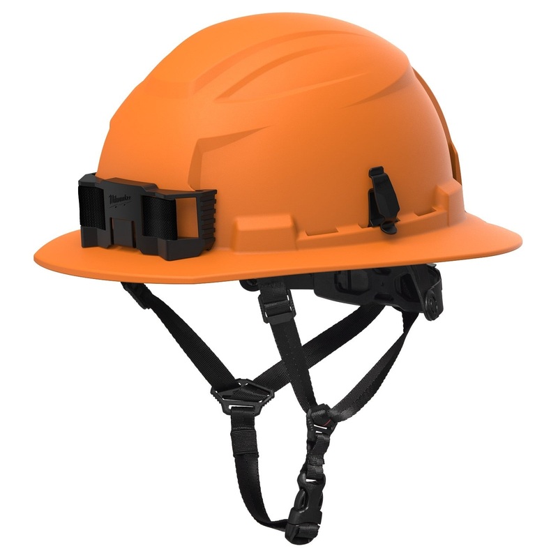 Milwaukee 48-73-1689 BOLT Orange Full Brim Non-Vented Safety Helmet  Type 2, Class E
