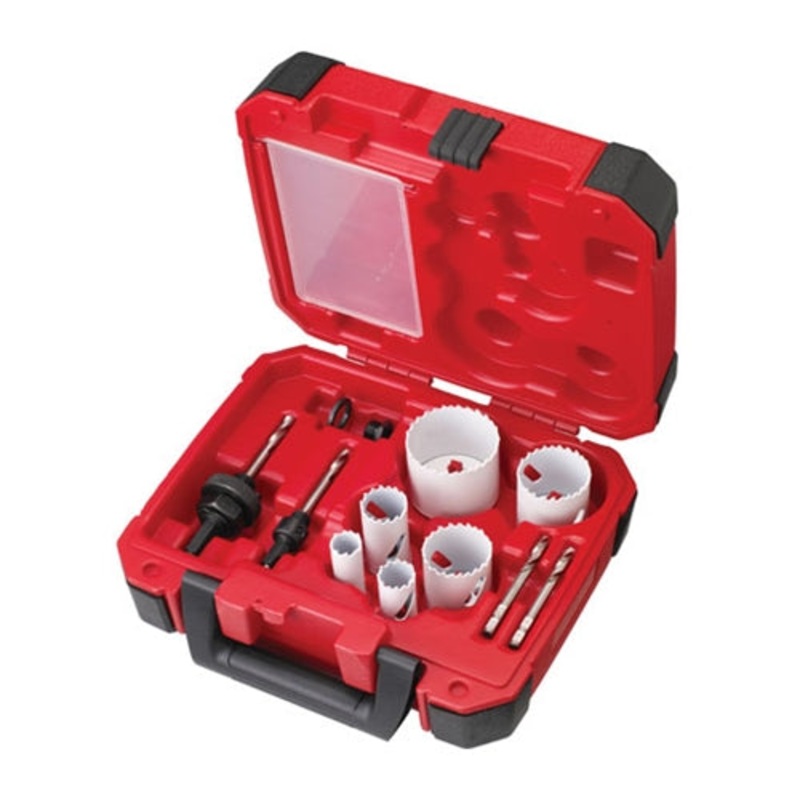Milwaukee 49-22-4095 7/8 – 2-1/2 10-Piece Electrician’s Hole Dozer Hole Saw Kit