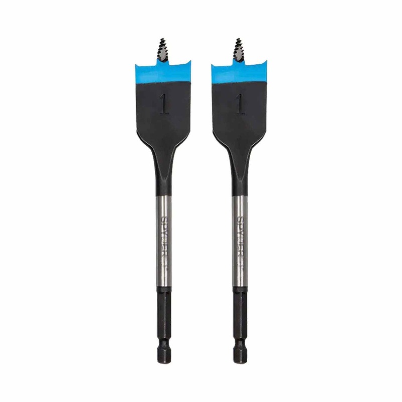 Spyder 11033 1-Inch Spade Bit (2-Pack)