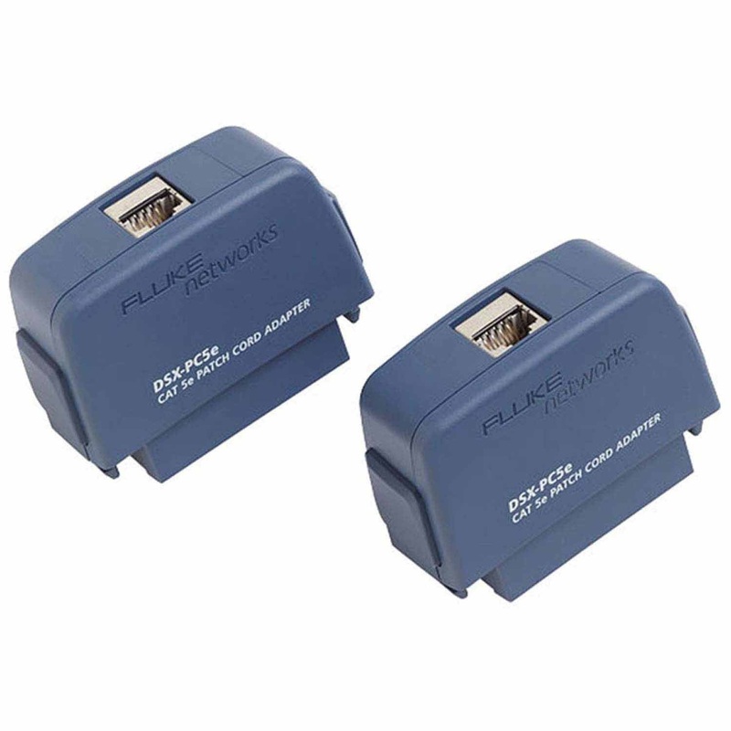 Fluke DSX-PC5ES Patch Cord Test Adapter Set for CAT 5E Shielded Patch Cords