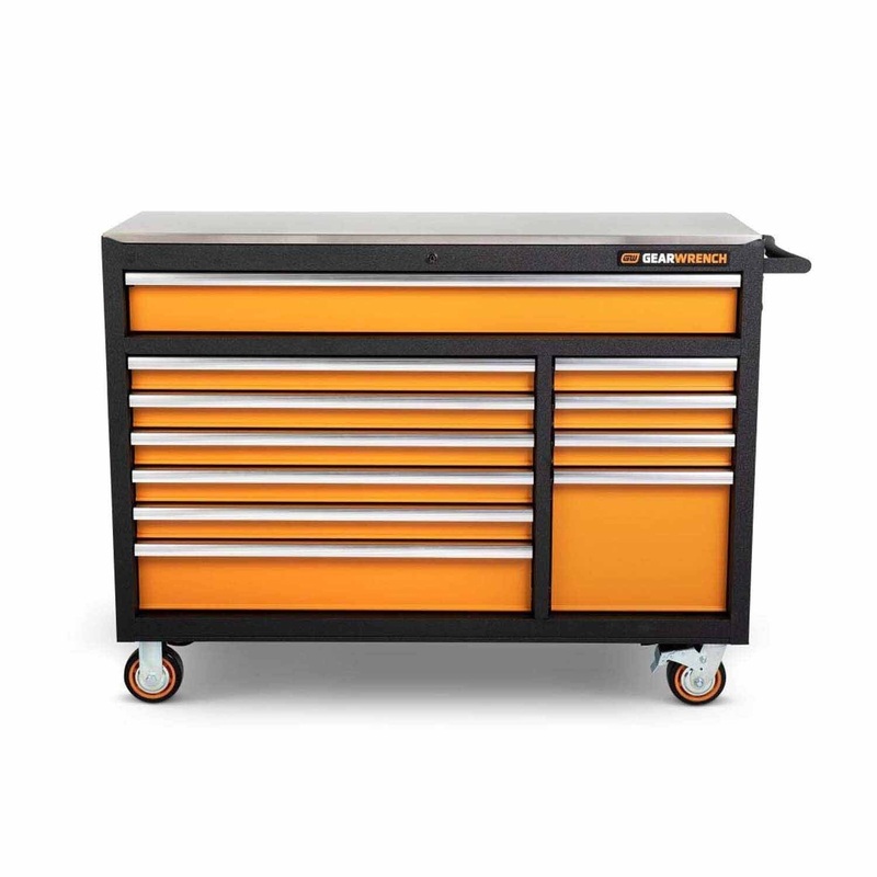GEARWRENCH 83247 52 11 Drawer GSX Series Rolling Tool Cabinet with Stainless Steel Worktop