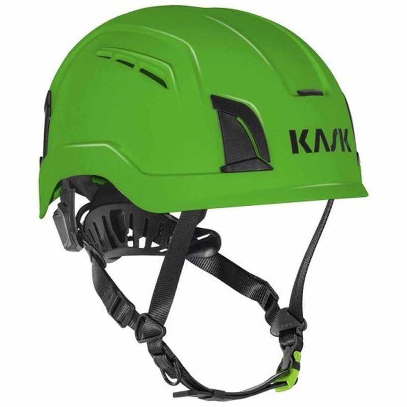 KASK WHE00136-205 Type II Safety Helmet, Extended Fit Range, Ventilated, Green