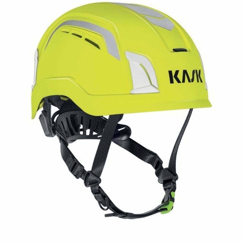 KASK WHE00137-221 High Visibility Type II Safety Helmet, Extended Fit Range, Polypropylene Shell