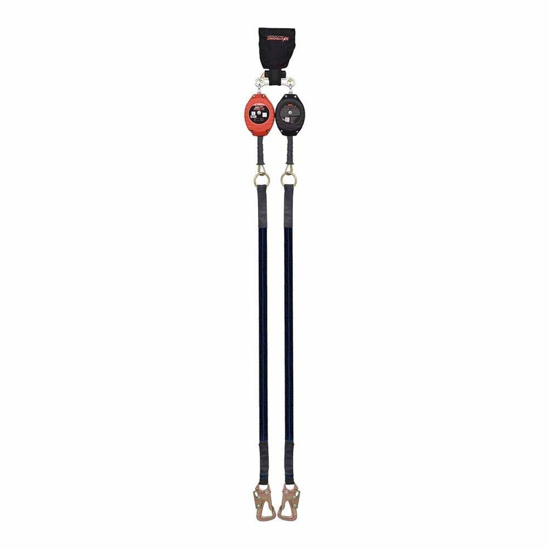 KStrong UFS319006LD Dual 8.5 ft Leading Edge SRL with Tie-Back Hooks ANSI
